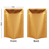 Smell Proof Heat Sealing Pouches Eco-friendly Recyclable Metallic Mylar Food Packaging Vacuum Open Top Bags