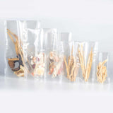 Stand Up Clear Open Top Vacuum Heat Sealing Coffee Herb Pouches Eco Plastic Mylar Packaging Bags