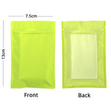 Eco Smell Proof Food Packaging Bags Zip Lock Storage Bags Matte Foil Mylar Plastic Pouches With Tear Notch