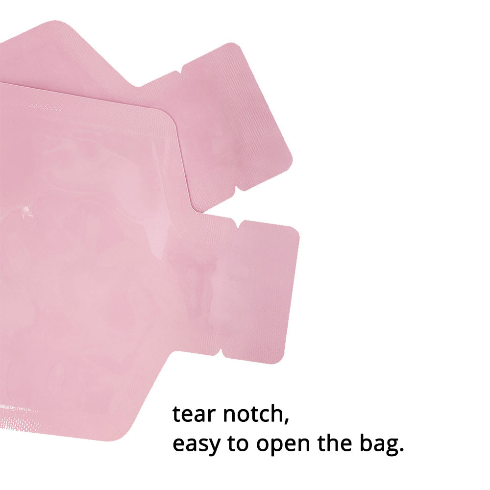 Premium Portable Cute Bottle Shape Open Top Aluminum Mylar Food Smell Proof Packing Bag