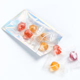 Holographic Silver Bag New Design Glossy Clear Front Plastic Bag Metallic Foil Mylar Cosmetics Food Storage Zipper Pouch