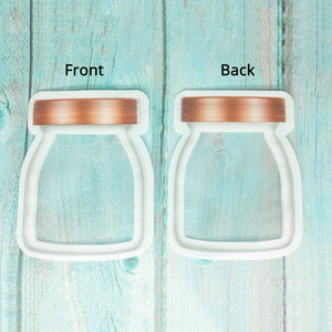 8x10cm Eco-friendly Candy Jar PP Plastic Zipper Pouch Flat Zip Lock Package Storage Bags W/Jar Printed