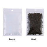Wholesale Moisture Clear/ White Grocery Food Zip Lock Plastic Pouch Flat Hand Hold PET Packaging Bag