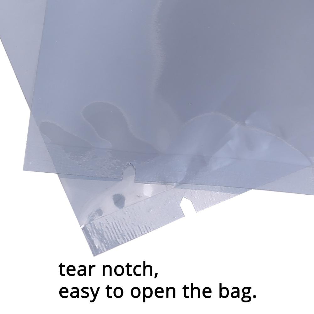 Variety of Sizes Heat Seal Phone Accessories Bag Mylar Flat Pouch Heat Seal Glossy Translucent Open Top Bag