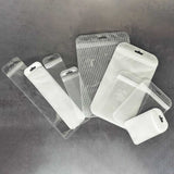 Multi-Size Eco PP Zip Lock Plastic Bag Front Clear Mylar Flat Tear Notch Pouch USB Cable Storage Bag With Hang Hole