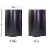 Premium Heat Seal Smell Proof Food Packaging Bags Stand Up Foil Mylar Open Top Storage Pouches W/Tear Notch