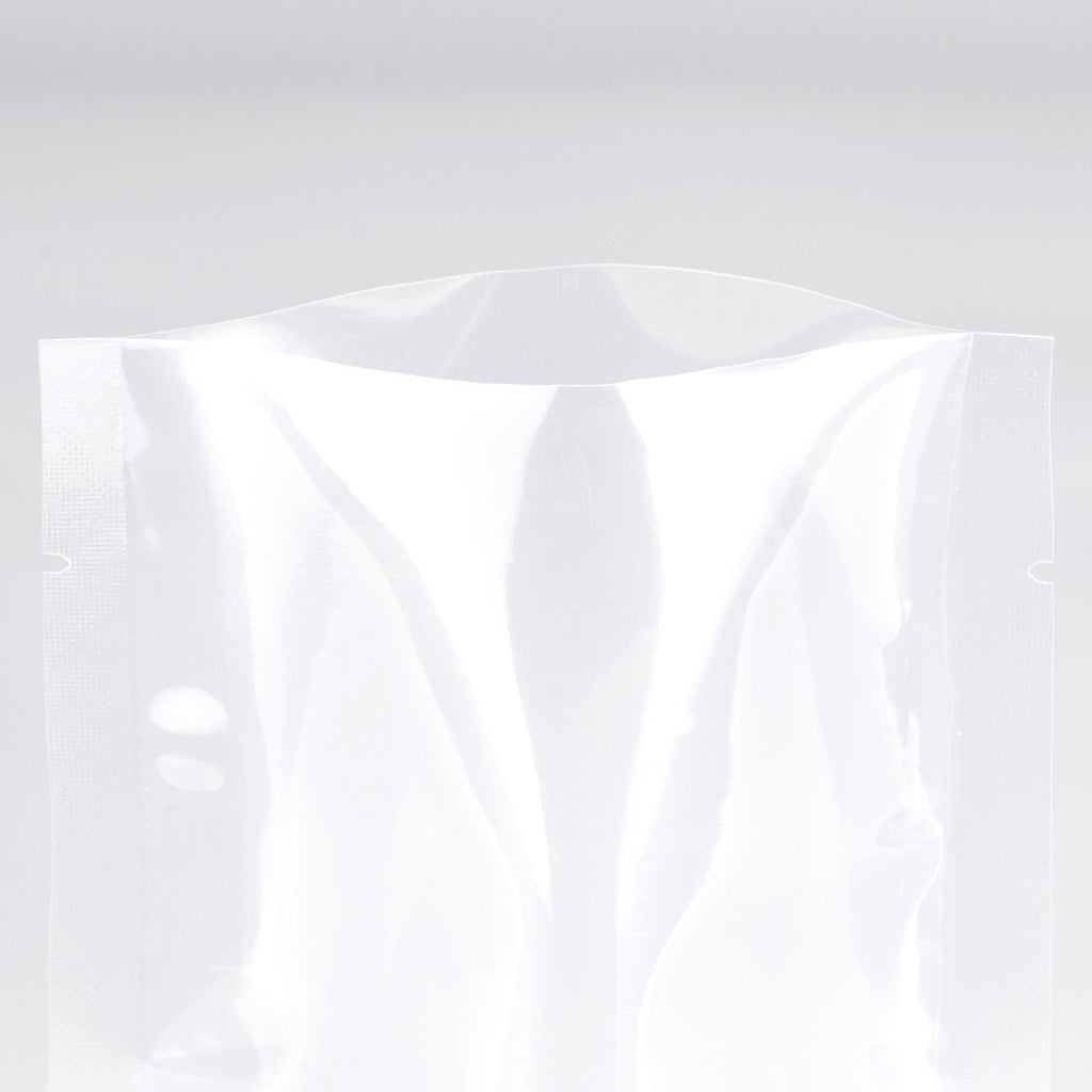 Stand Up Clear Open Top Vacuum Heat Sealing Coffee Herb Pouches Eco Plastic Mylar Packaging Bags