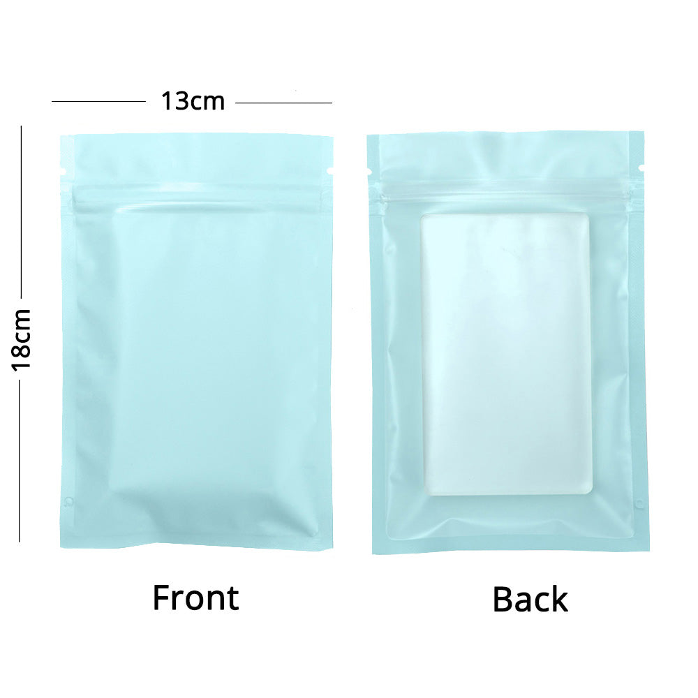 Eco Smell Proof Food Packaging Bags Zip Lock Storage Bags Matte Foil Mylar Plastic Pouches With Tear Notch
