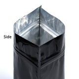 21x17cm Glossy Variouscolor Stand Up Packaging Bag Metallic Foil Mylar Eco Reusable Zip Lock With Valve Storage Pouch