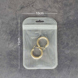 Multi-Size Eco PP Zip Lock Plastic Bag Front Clear Mylar Flat Tear Notch Pouch USB Cable Storage Bag With Hang Hole