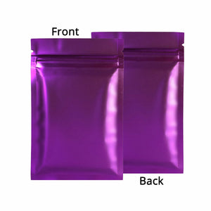 Eco-friendly Various Colors Smell Proof Heat Sealing Candy Packaging Pouches Foil Mylar Zip Lock Storage Bags