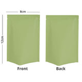 Vacuum Heat Sealable Smell Proof Packaging Bags Green Blue Open Top Tear Notch Pouches Foil Mylar Bags For Powder