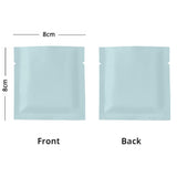 8x8cm Reusable Heat Sealing Smell Proof Tear Notch Pouch Various Colors Aluminum Foil Mylar Storage Bag