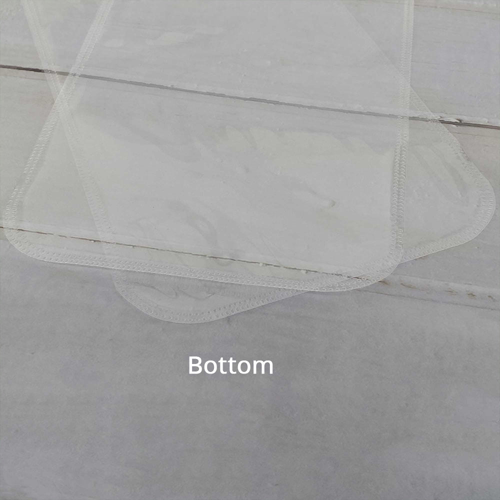 Multi-Size Eco PP Zip Lock Plastic Bag Front Clear Mylar Flat Tear Notch Pouch USB Cable Storage Bag With Hang Hole