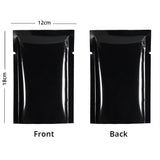 Multi Sizes Eco-friendly Heat Seal Open Top Foil Mylar Vacuum Packing Pouch Glossy Flat Vacuum Bag