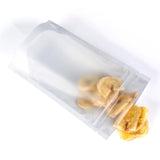 Custom Printed: Mylar Bag Matte Frosted Front Multicolors Stand Up Metallic Foil Zipper Bag Food Nut Travel Sample Storage Pouch