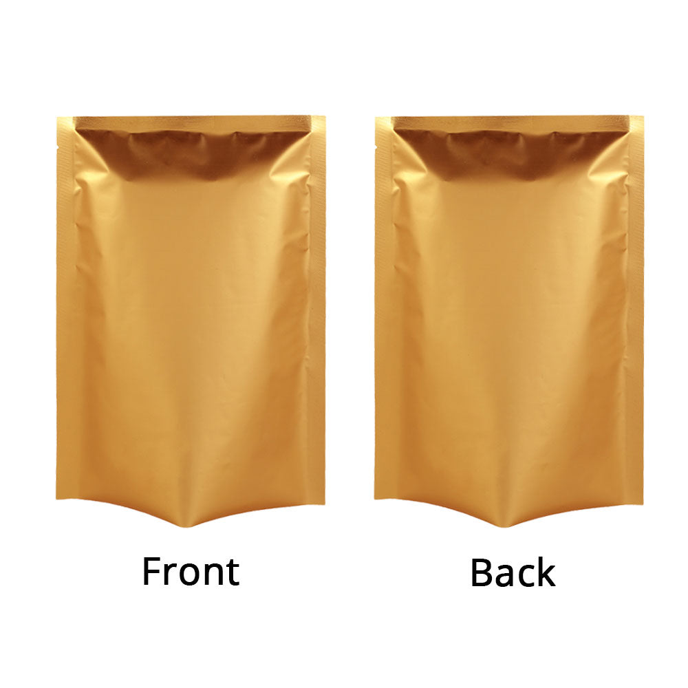 Smell Proof Heat Sealing Pouches Eco-friendly Recyclable Metallic Mylar Food Packaging Vacuum Open Top Bags