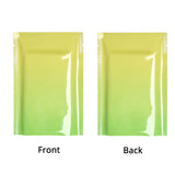 High Quality Glossy Gradient Foil Mylar Vacuum Flat Open Top Food Package Pouch Bag with Tear Notch