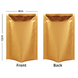 Smell Proof Heat Sealing Pouches Eco-friendly Recyclable Metallic Mylar Food Packaging Vacuum Open Top Bags