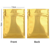 Small Glossy Colors Flat Gift Zip Lock Packing Bag Heat Sealing Foil Mylar Food Pouch