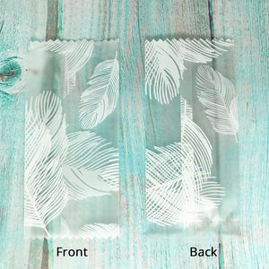 Premium Heat Sealing Mylar Matte Flat Open Top Plastic Package Pouch with Flower Printing