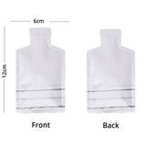 Premium Portable Cute Bottle Shape Open Top Aluminum Mylar Food Smell Proof Packing Bag