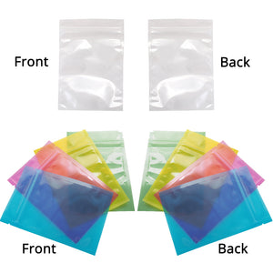 New Eco Clear Mylar Flat Tear Notch Plastic Pouches PP Zip Lock Bag Household Reusable Food Storage Pouch