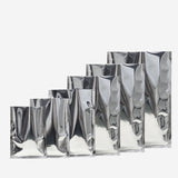 Multi Sizes Eco-friendly Heat Seal Open Top Foil Mylar Vacuum Packing Pouch Glossy Flat Vacuum Bag
