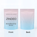 Custom Printed:High Quality Glossy Various Sizes Gradual Pink/Blue Stand Up Bag Aluminium Foil Mylar Storage Organizer Zipper Bag