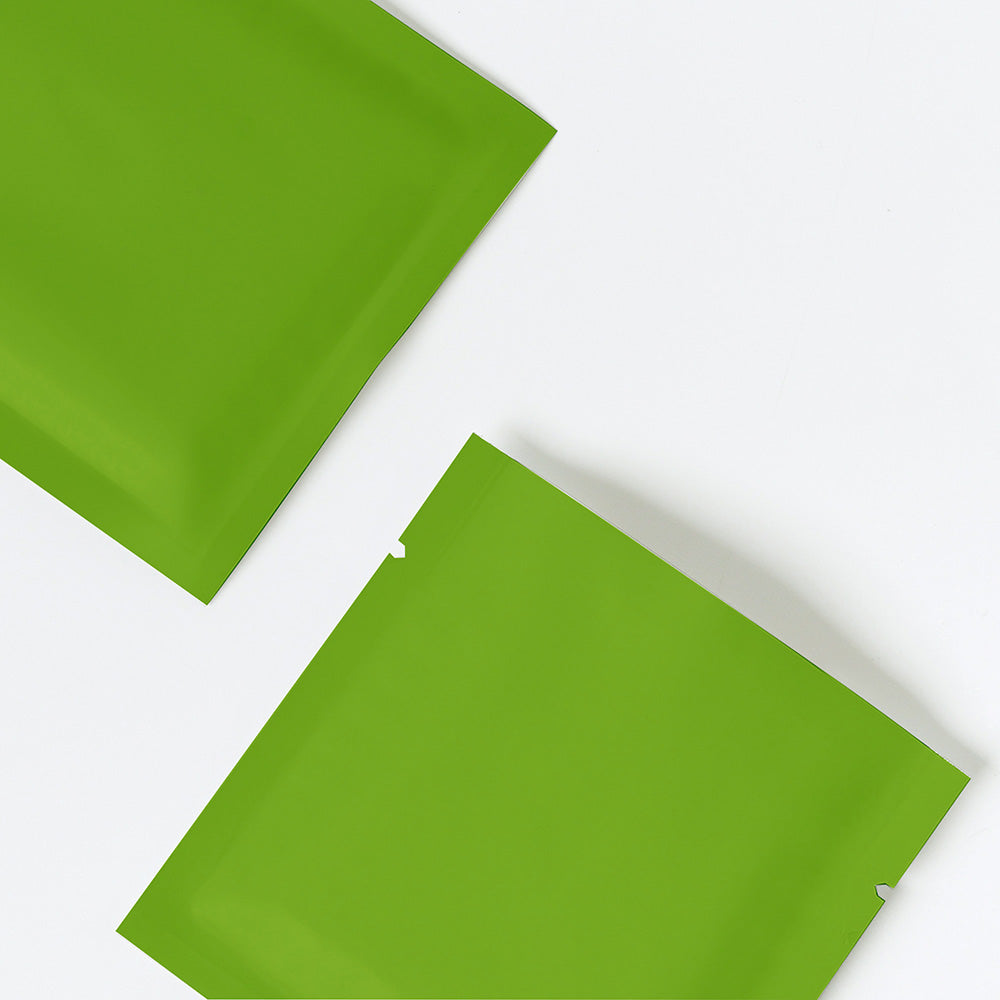 8x8cm Reusable Heat Sealing Smell Proof Tear Notch Pouch Various Colors Aluminum Foil Mylar Storage Bag