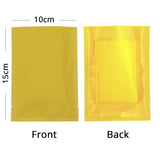 Eco Recyclable Plastic Packaging Bags Matte Clear Open Top Vacuum Heat Sealable Storage Pouches