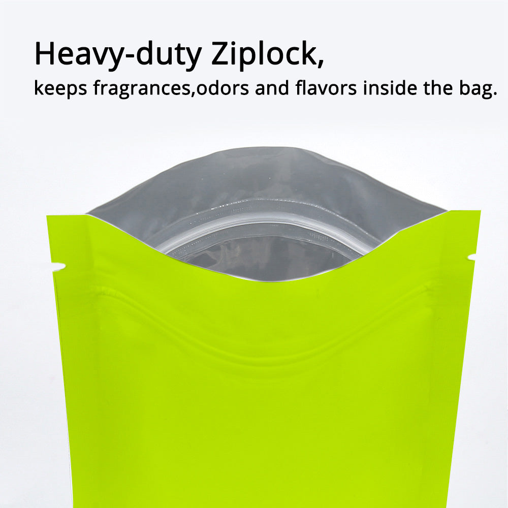 Multifunction Eco Stand Up Foil Mylar Smellproof Zip Lock Sealed Bag For Household Storage Packaging Pouch