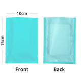 Eco Recyclable Plastic Packaging Bags Matte Clear Open Top Vacuum Heat Sealable Storage Pouches