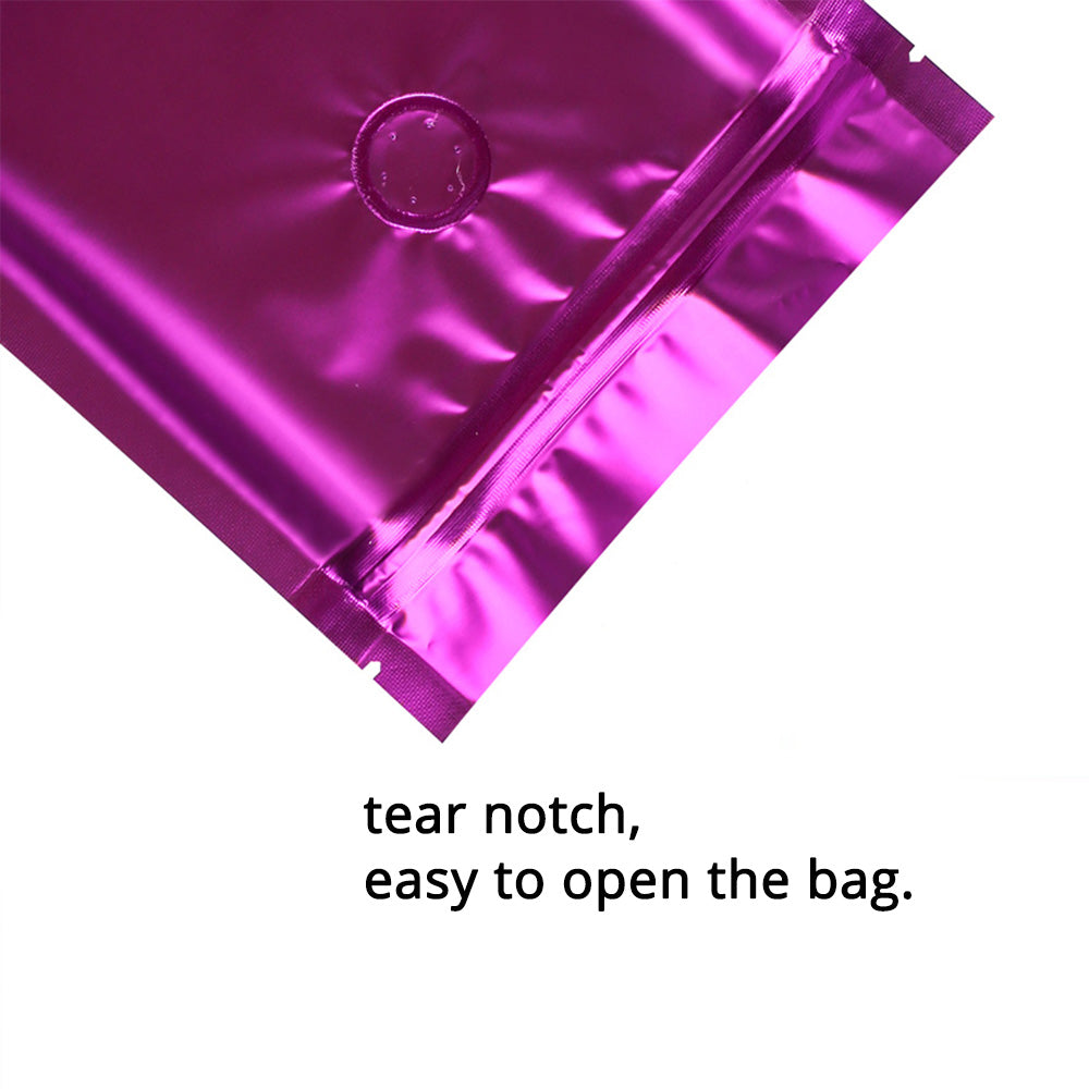 Custom 14x20cm Matte Frosted Front Zip Lock Bag With Valve Foil Mylar Sealed Stand Up Storage organizer Bag