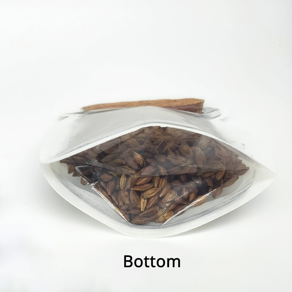 Mason Jar Stand Up Kraft Pouch Matte Plastic Mylar Hot Selling Liquid Snack Candy Storage Zip Lock Bag