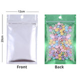 Multi-Size Reclosable Clear Mylar Zip Lock Package Bag Food Coffee Bean Storage Pouch W/Hand Hole