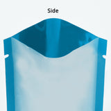 Vacuum Heat Seal Pouches Stand Up Smell Proof Matte Open Top Plastic Packaging Bags w/Clear Window & Tear Notch