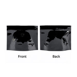 21x17cm Glossy Variouscolor Stand Up Packaging Bag Metallic Foil Mylar Eco Reusable Zip Lock With Valve Storage Pouch