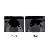 21x17cm Glossy Variouscolor Stand Up Packaging Bag Metallic Foil Mylar Eco Reusable Zip Lock With Valve Storage Pouch