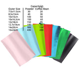 Premium Heat Seal Smell Proof Food Packaging Bags Stand Up Foil Mylar Open Top Storage Pouches W/Tear Notch