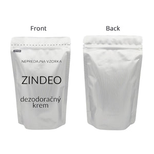 Custom Printed:Metallic Foil Mylar Bag 15x24cm Various Colors Stand Up Storage Pouch W/Stripe And Tear Notch Reusable Zipper Bag