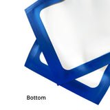 Large Sizes PP Plastic Bag Zip Lock Phone Accessories Bag With Butterfly Hole Clear Front Mylar Storage Pouch