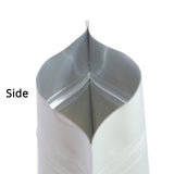 12x23cm Aluminium Foil Mylar Jar Bottle Bag Eco Recyclable Glossy Silver Stand Up Storage Zip Lock Sealed Sachet