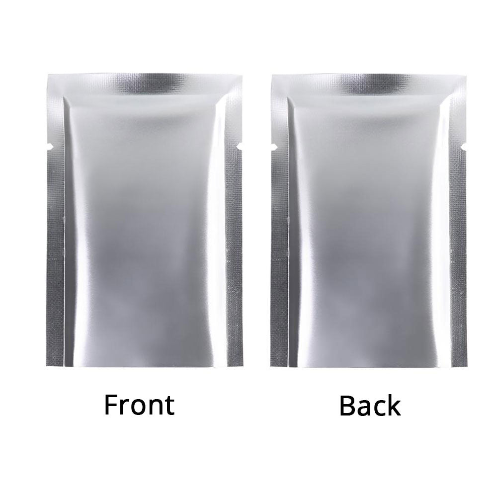 Smell Proof Heat Sealing Pouches Eco-friendly Recyclable Metallic Mylar Food Packaging Vacuum Open Top Bags
