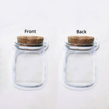 Mason Jar Stand Up Kraft Pouch Matte Plastic Mylar Hot Selling Liquid Snack Candy Storage Zip Lock Bag