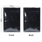 Small Glossy Colors Flat Gift Zip Lock Packing Bag Heat Sealing Foil Mylar Food Pouch