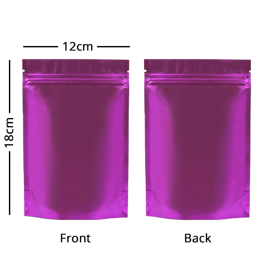 Multifunction Eco Stand Up Foil Mylar Smellproof Zip Lock Sealed Bag For Household Storage Packaging Pouch