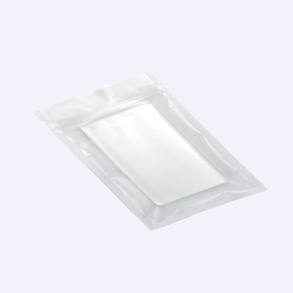 Eco Smell Proof Food Packaging Bags Zip Lock Storage Bags Matte Foil Mylar Plastic Pouches With Tear Notch