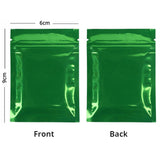 Small Glossy Colors Flat Gift Zip Lock Packing Bag Heat Sealing Foil Mylar Food Pouch
