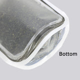 Custom Mason Jar Matte Red Zipper Bag Frosted Stand Up Eco Reclosable Food Storage Organizer Plastic Mylar Packaging Pouch